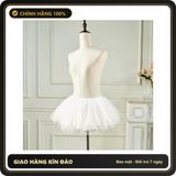 (Che Tên) Váy Tutu Ngắn 6 Lớp Mềm Mại Phối Đồ Copslay Siêu Xinh Đáng Yêu Chân Váy Xoè Tiểu Thư Đen Trắng Dễ Thương - N156 Trắng Hỗ Trợ 24/7