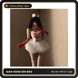 (Che Tên) Váy Tutu Ngắn 6 Lớp Mềm Mại Phối Đồ Copslay Siêu Xinh Đáng Yêu Chân Váy Xoè Tiểu Thư Đen Trắng Dễ Thương - N156 Trắng Hỗ Trợ 24/7