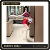 (Che Tên) Cosplay Bóng Đá Sexy Câu Lạc Bộ Thể Thao Hở Ngực Gợi Cảm Set Ngủ - N398 Đỏ Xanh Hộp Trắng Kín