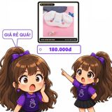 (Che Tên) Bịt Mắt Bé Thỏ - N187 Trắng Hộp Trắng Kín