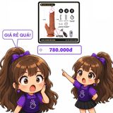 (Che Tên) Dương Vật Massage rung nhấp chuyển động đẩy tới và lui Sưởi Ấm Có Nhánh Meos - Hàng Mới Về