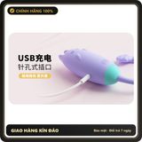 (Che Tên) Máy Rung Massage Lai Le Mi Hu Mao điều khiển qua APP điện thoại Meos Bảo Mật Tuyệt Đối