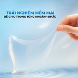 Bao cao su Durex Invisible - Siêu mỏng, mềm mịn - Hộp 10 cái - Gwen Shop Chính Hãng