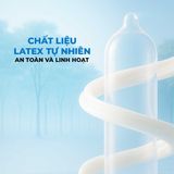 Bao cao su Durex Invisible - Siêu mỏng, mềm mịn - Hộp 10 cái - Gwen Shop Chính Hãng