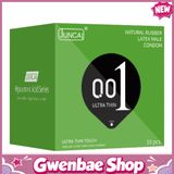 Bao cao su cấp siêu mỏng nha đam Juncai Ultra Thin Touch 001 - Gwen Shop Chính Hãng