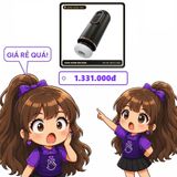 (Che Tên) Máy massage rung cho nam Meos Chuẩn Auth