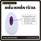 (Che Tên) Trứng rung nòng nọc điều khiển từ xa Meos Chuẩn Auth