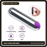 (Che Tên) Máy massage VIBRATOR nhỏ gọn 10 cấp độ Meos Hộp Trắng Kín