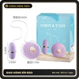 (Che Tên) Trứng rung massage thiết kế cong, kích thích điểm G 353317 Hộp Trắng Kín