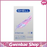 Bao cao su siêu mỏng Shell Intense 0.04mm - Hộp 10 cái - Gwen Shop Chính Hãng