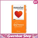 Bao cao su kéo dài thời gian nhập khẩu Đức Masculan Long Pleasure - Gwen Shop Chính Hãng