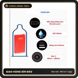 (Che Tên) Bao Cao Su Cỡ Nhỏ 49mm Nhiều Gel Power Men Tighter Closer Chuẩn Auth