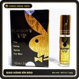 (Che Tên) Xịt Hỗ Trợ Kéo Dài Thời Gian Playboy Vip 10ml Hộp Trắng Kín