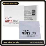 (Che Tên) Khăn Lau Hỗ Trợ Tăng Cường Sinh Lý Nam V2Joy Wipes Love 6s Cao Cấp Bảo Đảm