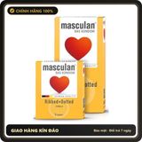 (Che Tên) Bao Cao Su Masculan Của Đức Có Gai Masculan Ribbed Dotted Bảo Mật Tuyệt Đối