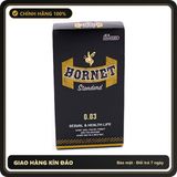 (Che Tên) Bao Cao Su Nhật Bản Siêu Mỏng Jex Hornet Standard 0.03mm H8 Bảo Mật Tuyệt Đối