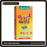 (Che Tên) Bao Cao Su Có Gai Li Ti Okamoto Dot De Hot Hộp Trắng Kín