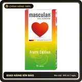 (Che Tên) Bao Cao Su Hương Trái Cây Masculan Frutti Edition 3 Mùi Hương Bảo Mật Tuyệt Đối