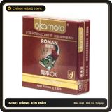 (Che Tên) Bcs Có Gân Hoạ Tiết Hoa Hồng Ôm Khít Okamoto Roman Nhật Bản Bảo Mật Tuyệt Đối