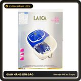 (Che Tên) Bồn Mát Xa Chân Tự Động Laica PC1320 - Massage Rung/Sủi, Đèn Hồng Ngoại, Làm Nóng Nước Nhanh - Sản Phẩm Chăm Sóc Sức Khỏe Italy Bảo Mật Tuyệt Đối