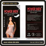 (Che Tên) Bao Cao Su Power Men Superthin Hàn Quốc Chuẩn Auth