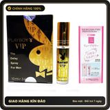 (Che Tên) Xịt Playboy Vip chính hãng kèm gel gói Jex Chuẩn Auth