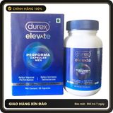 (Che Tên) Viên uống hỗ trợ tăng cường sinh lý nam Durex Elevate Performa Hỗ Trợ 24/7