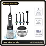 (Che Tên) Máy Tăm Nước Sạc Pin Laica PC4003 - Thiết Bị Vệ Sinh Răng Miệng 3 Chế Độ, Massage Nướu, Sản Phẩm Chính Hãng Từ Ý Bảo Mật Tuyệt Đối