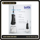 (Che Tên) Máy Tăm Nước Sạc Pin Laica PC4003 - Thiết Bị Vệ Sinh Răng Miệng 3 Chế Độ, Massage Nướu, Sản Phẩm Chính Hãng Từ Ý Bảo Mật Tuyệt Đối