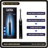 (Che Tên) Bàn Chải Điện Laica PC4004 Chính Hãng - Hiệu Suất Cao 41000 Xung/Phút, Chống Nước IPX7, Dành Cho Người Niềng Răng Hỗ Trợ 24/7