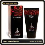 (Che Tên) Titan Gel Đỏ Gel Tăng Kích Thước Cậu Nhỏ Chính Hãng Giao Nhanh Toàn Quốc