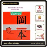 (Che Tên) Combo 2 Hộp Bao Cao Su Okamoto Hương Dâu Siêu Mỏng H3 Bảo Mật Tuyệt Đối