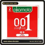 (Che Tên) Bao Cao Su Okamoto 0.01 Zero One Chính Hãng Nhật Bản Bảo Mật Tuyệt Đối