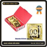 (Che Tên) Bcs Okamoto 0.01 Large Size Siêu Mỏng Size Lớn H3 Chuẩn Auth