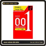 (Che Tên) Bcs Okamoto 0.01 Large Size Siêu Mỏng Size Lớn H3 Chuẩn Auth