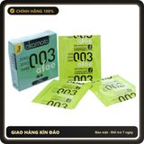 (Che Tên) Bao Cao Su Okamoto 0.03 Aloe Tinh Chất Lô Hội Nhật Bản Cao Cấp Bảo Đảm