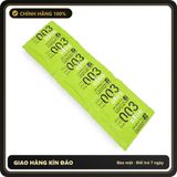 (Che Tên) Bao Cao Su Okamoto 0.03 Aloe Tinh Chất Lô Hội Nhật Bản Cao Cấp Bảo Đảm