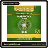 (Che Tên) Bao Cao Su Okamoto Hamorny Mỏng Có Gân Sọc Bảo Mật Tuyệt Đối