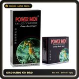 (Che Tên) Bao Cao Su Power Men Cá Ngựa Đen Kéo Dài Thời Gian Giao Nhanh Toàn Quốc