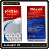 (Che Tên) Bao Cao Su Hàn Quốc Power Men Deluxe Condoms Ngọc Trai Giao Nhanh Toàn Quốc