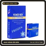 (Che Tên) Bao Cao Su Gai Gân Mùi Bạc Hà Power Men Frozen Chính Hãng Chuẩn Auth