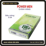 (Che Tên) Bao cao su Size Lớn 55mm Power Men Comfortable Ultra Thin Bảo Mật Tuyệt Đối