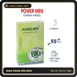 (Che Tên) Bao cao su Size Lớn 55mm Power Men Comfortable Ultra Thin Bảo Mật Tuyệt Đối