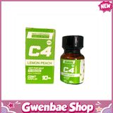 Popper C4 10ml Lemon Peach hương chanh đào cực phê Chính Hãng - Gwen Shop Chính Hãng