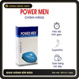 (Che Tên) Bao Cao Su Kéo Dài Thời Gian Power Men Deluxe Condom Chuẩn Auth