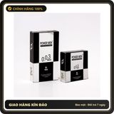 (Che Tên) Bao cao su siêu mỏng Power Men 0.03 Invi Chính Hãng Cao Cấp Bảo Đảm