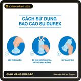 (Che Tên) Bao Cao Su Durex Jeans Easy On Nhiều Chất Bôi Trơn Chuẩn Auth