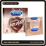 (Che Tên) Bao Cao Su Durex Naughty Chocolate Hương Socola H3 Cao Cấp Bảo Đảm