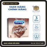 (Che Tên) Bao Cao Su Durex Naughty Chocolate Hương Socola H3 Cao Cấp Bảo Đảm