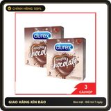 (Che Tên) Bao Cao Su Durex Naughty Chocolate Hương Socola H3 Cao Cấp Bảo Đảm